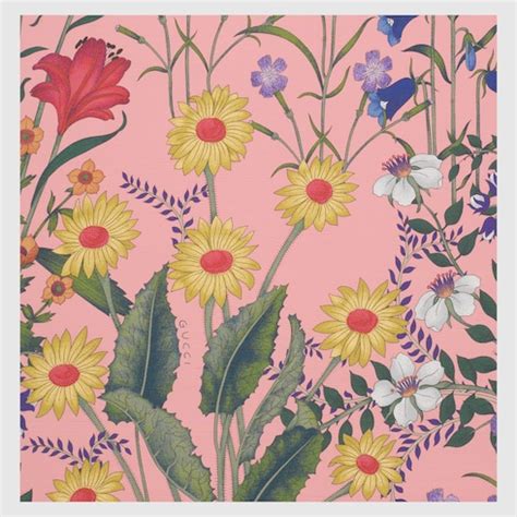 flowers pink roses gucci wallpaper|New Flora print wallpaper in light pink New Flora print .